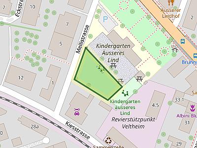 Spielplatz Kindergarten Äusserer Lind