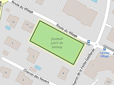 football pitch de tannay