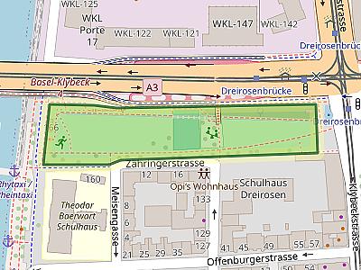 Dreirosenanlage